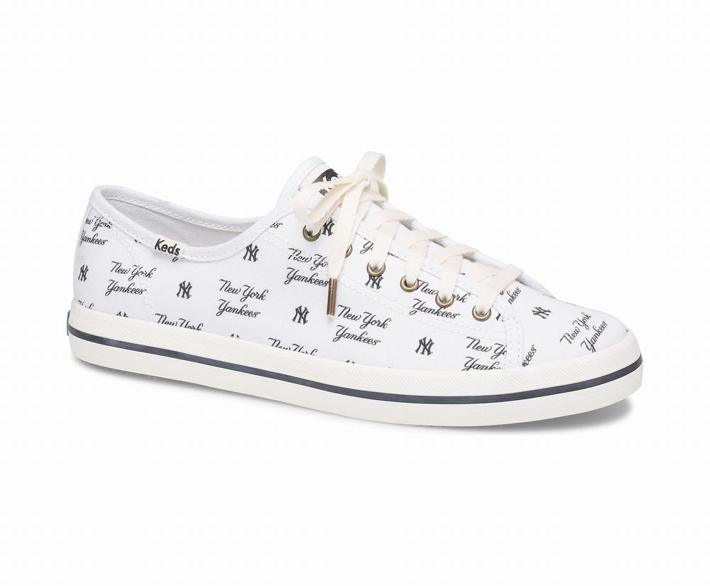 Women's Keds Kickstart MLB® Sneakers White 3865102EQ - South Africa